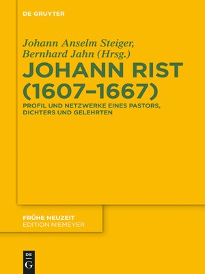 cover image of Johann Rist (1607-1667)